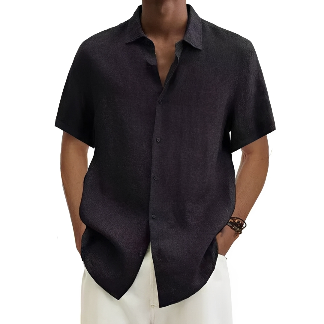 Aamon - Chemise d'été légère et respirante pour homme