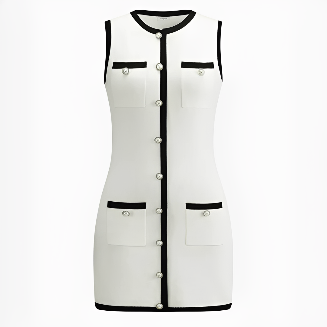 Delilah - Robe chic courte sans manches