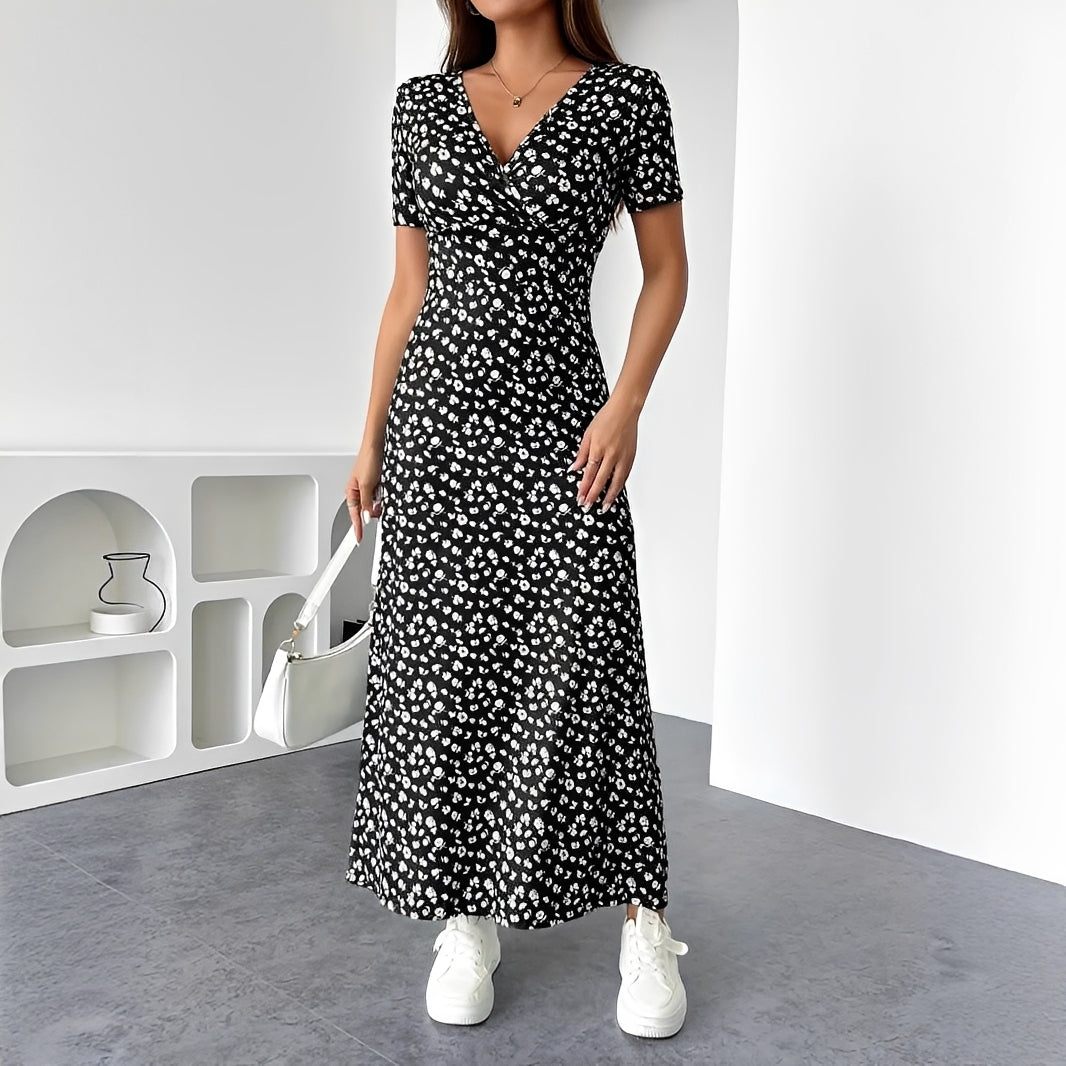 Reggie - Robe Maxi avec Design Floral Élégant