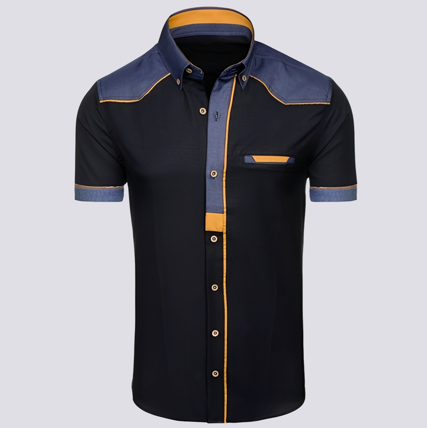 Frank - Polo élégant en denim pour femmes
