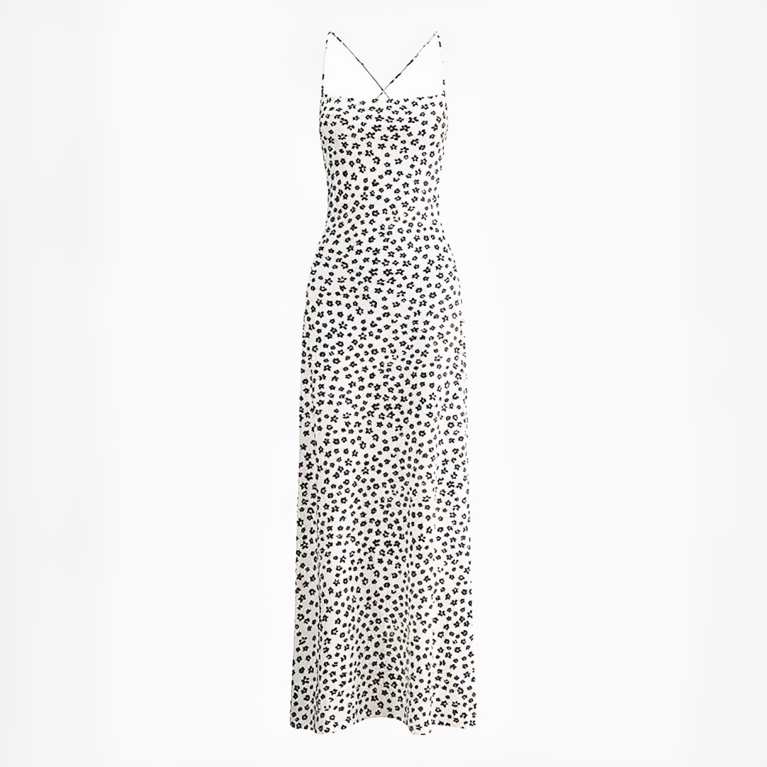 Emily - Robe longue légère à bretelles