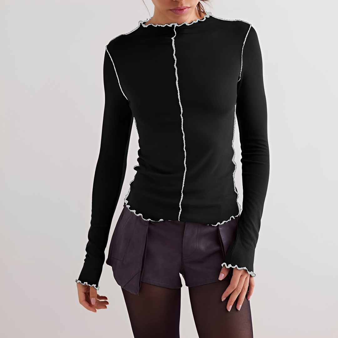 Shania - Chemise Confortable à Manches Longues