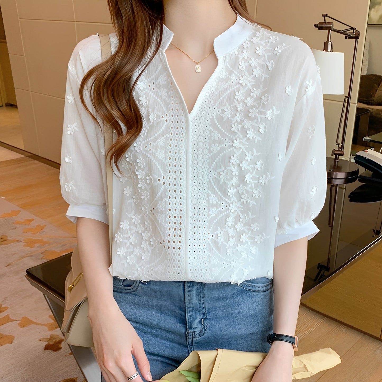 Monika - Blouse pour femme - pour un style quotidien
