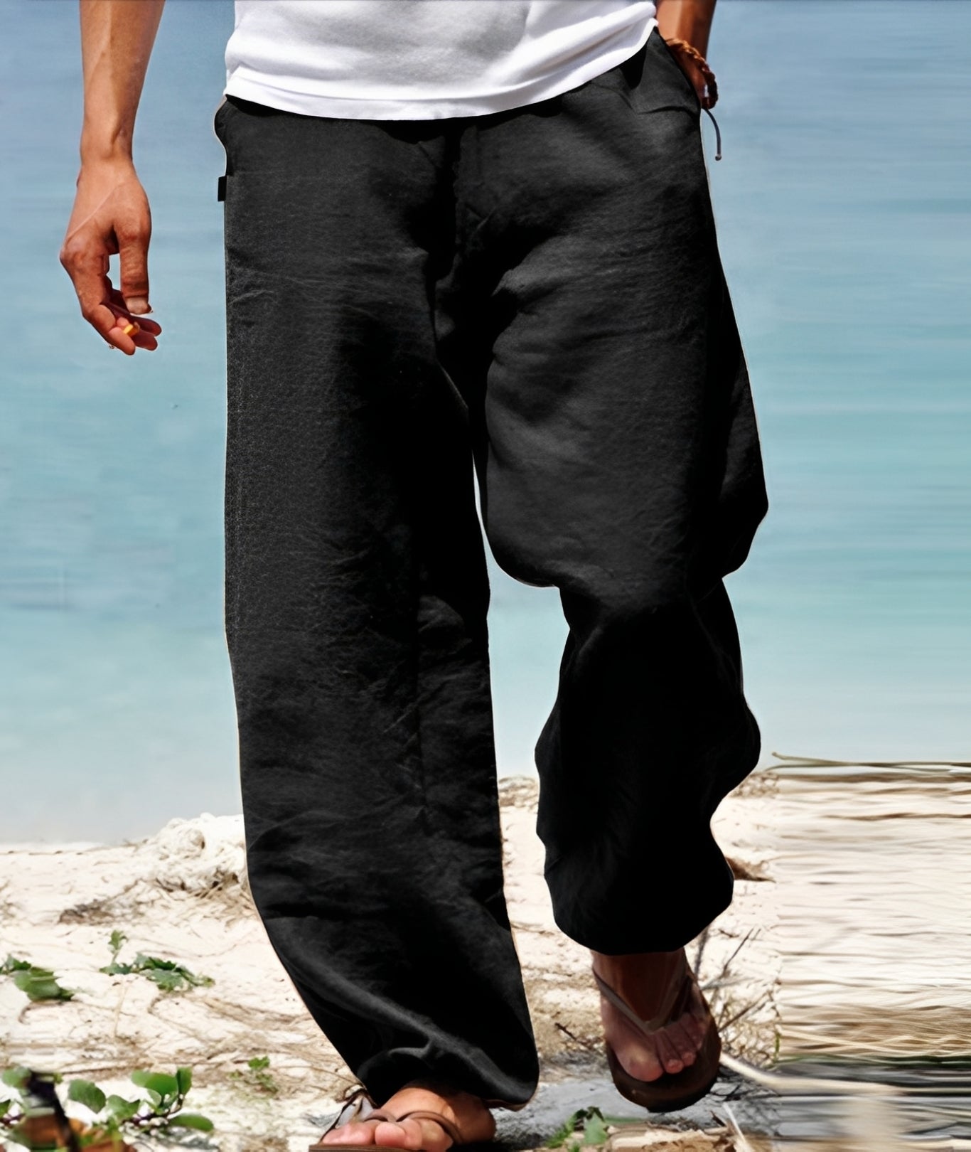 Theo - Pantalon Homme - pour Promenades Ensoleillées à l'Extérieur