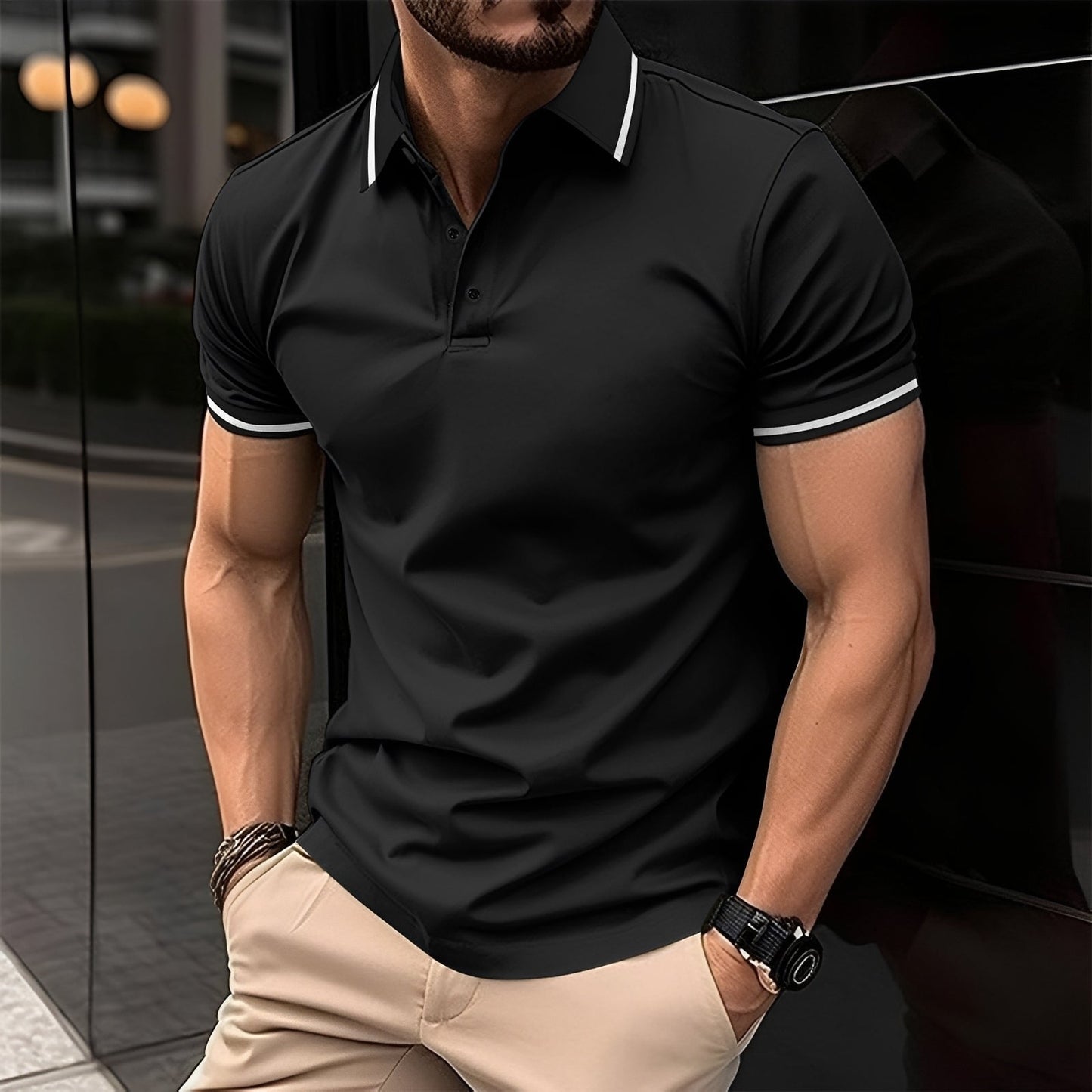 Frank - Polo avec col élégant