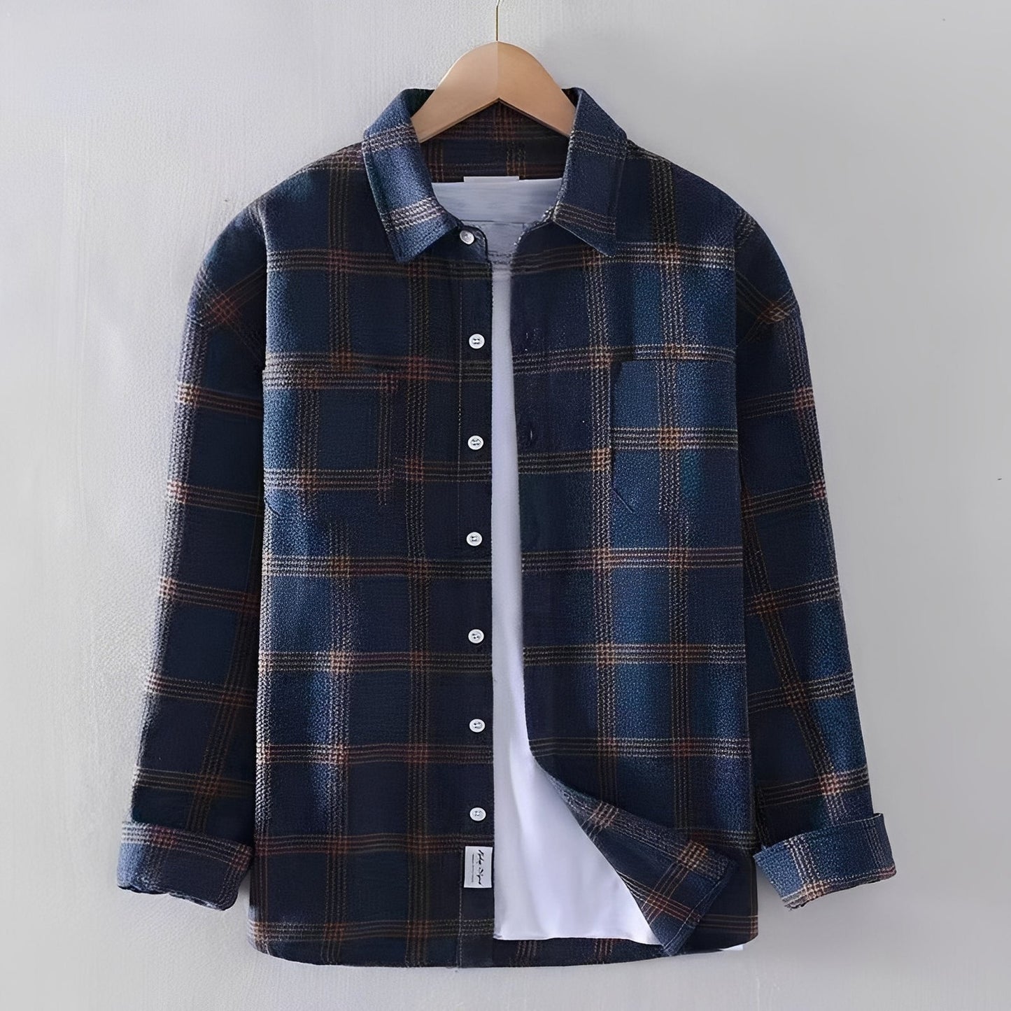 Daniel – Chemise homme à manches longues – style élégant et décontracté