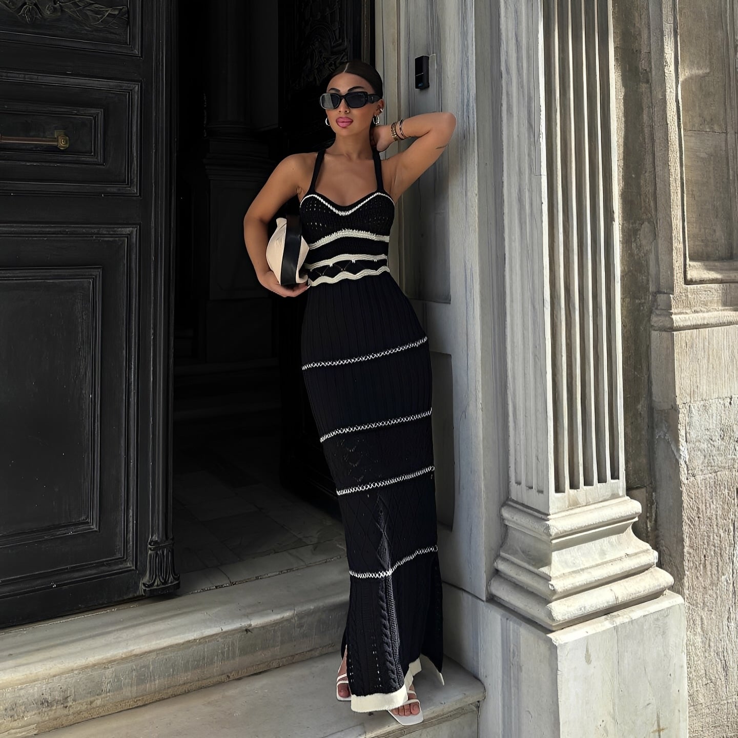 Angeline - Robe midi élégante