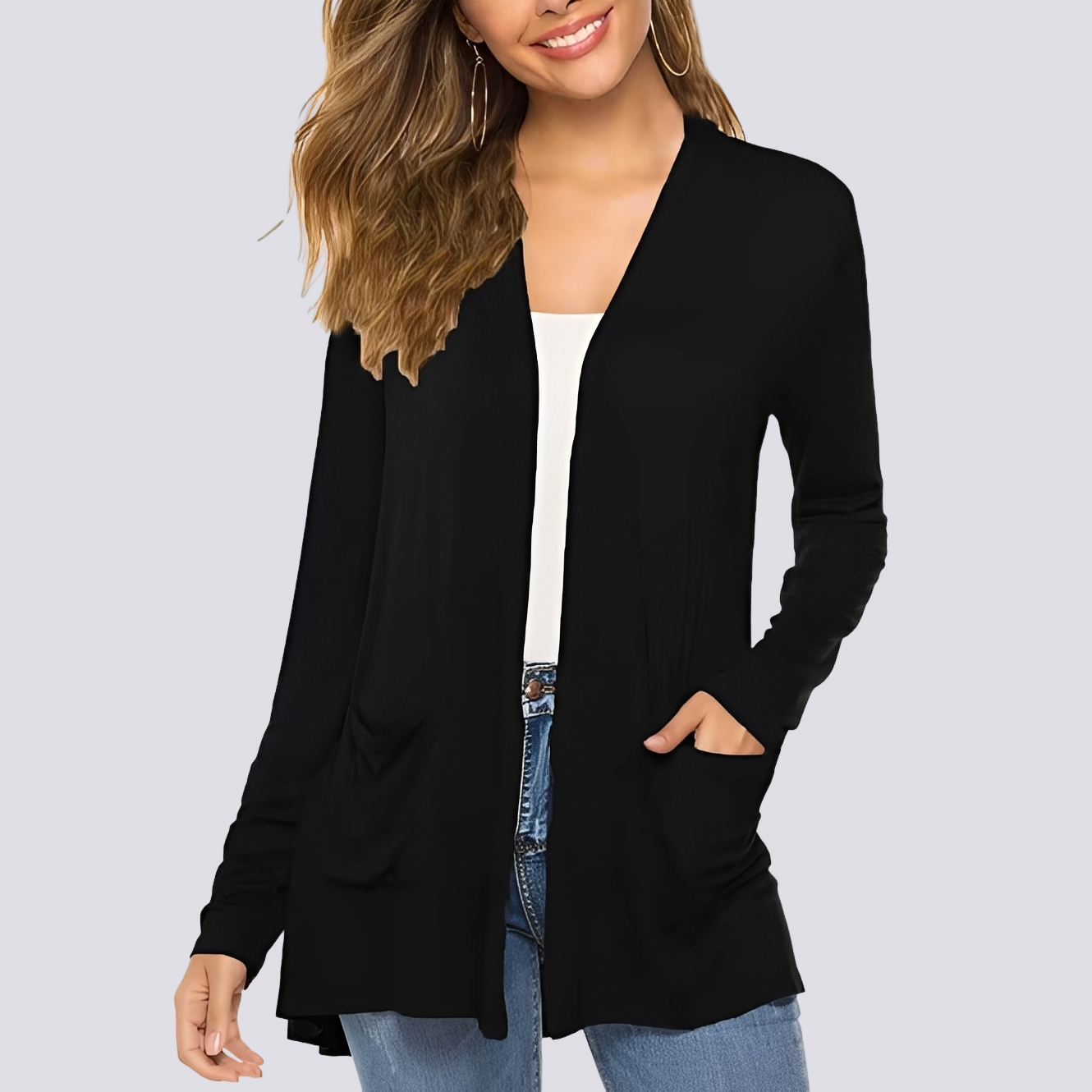 Bertha - Blazer long à allure décontractée