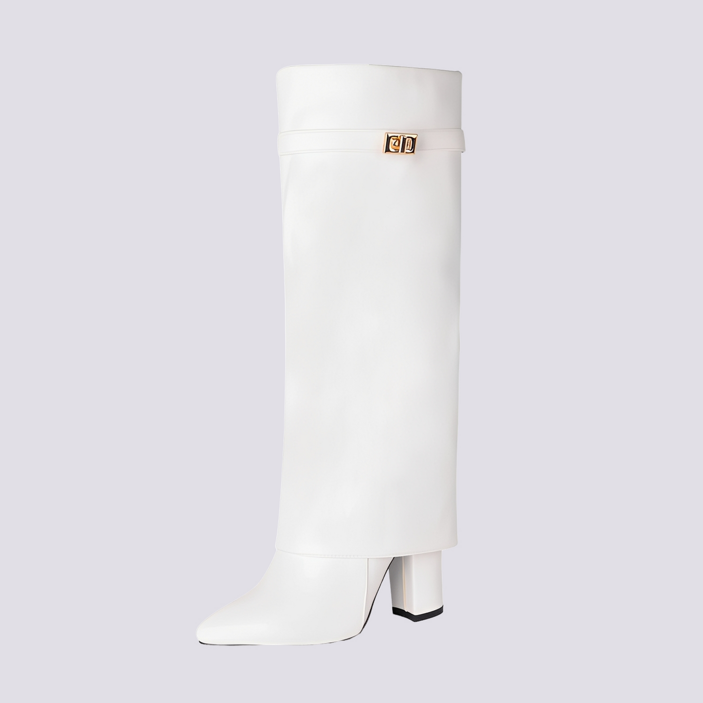 Jacqueline - Bottes Élégantes à Talon Carré