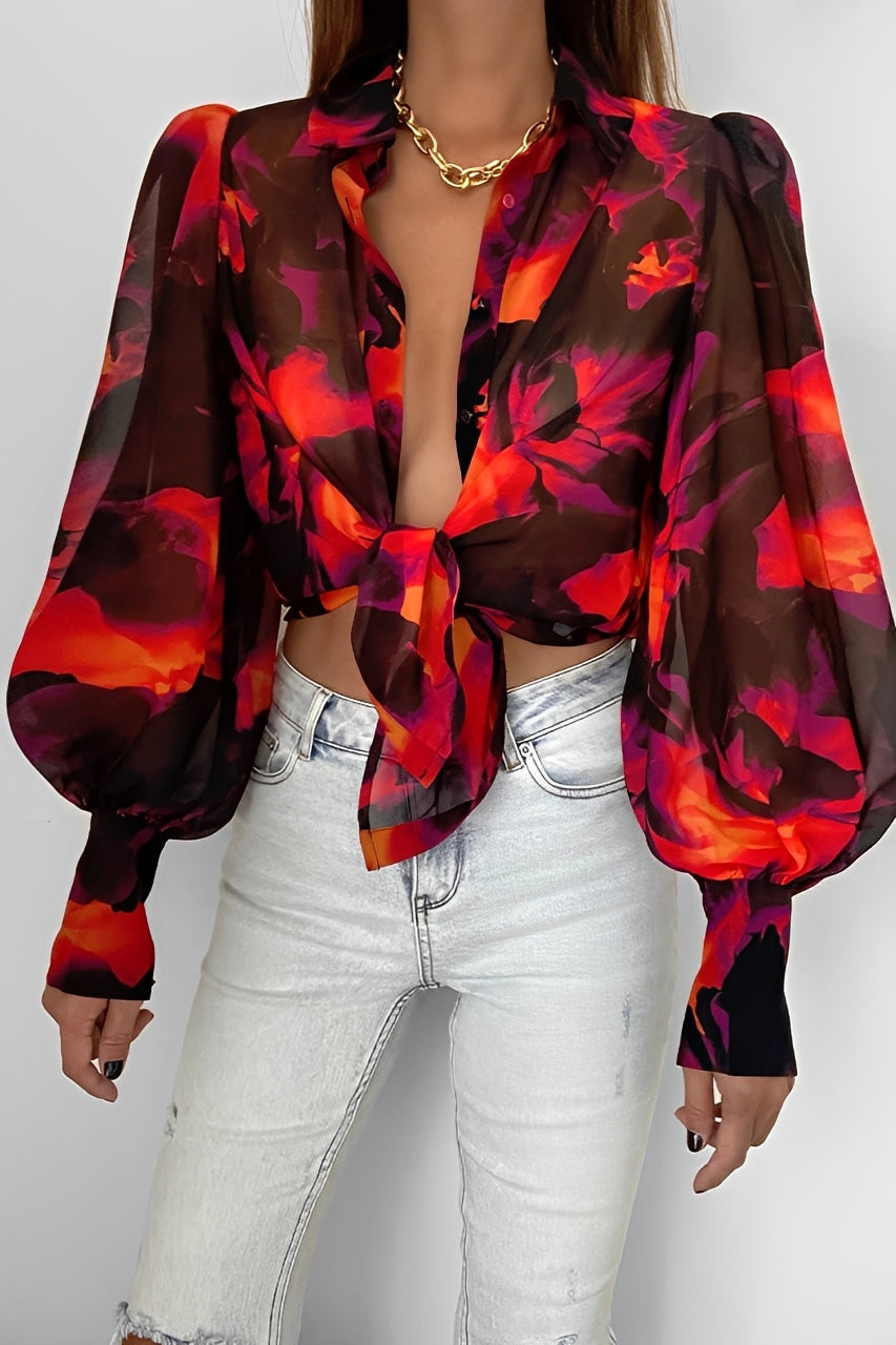Carla - Blouse élégante pour femme avec manches larges