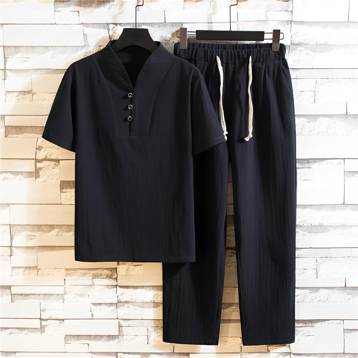 Cyril - Ensemble chemise et pantalon pour homme - pour les jours ensoleillés