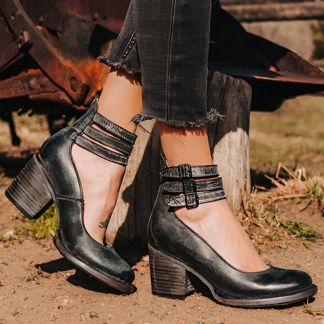 Verona - Chaussures à Talons Vintage
