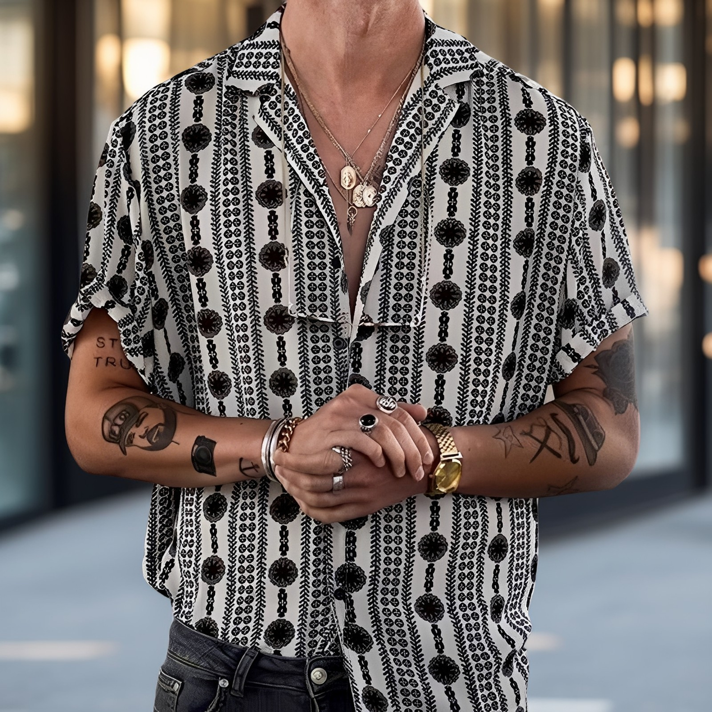 Jeremy - Chemise chic et ample pour hommes