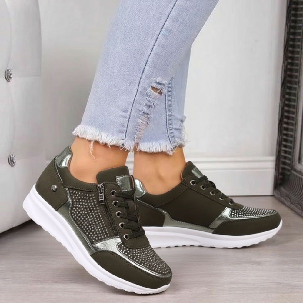 Ava - Baskets avec Fermeture Éclair