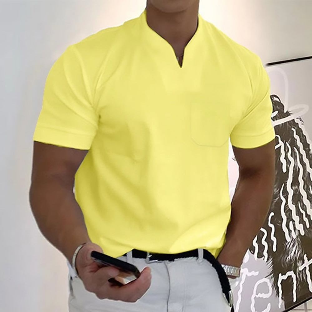 Jason - T-shirt fitness business da uomo a maniche corte