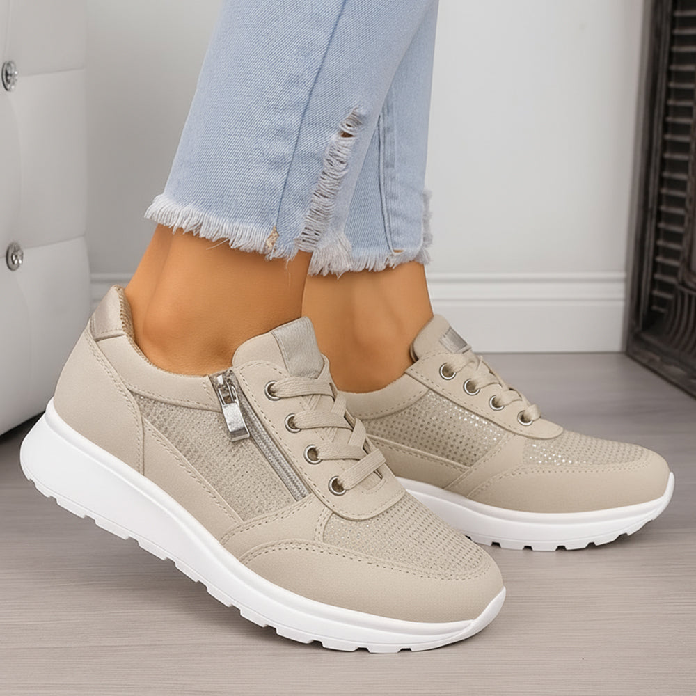 Ava - Baskets avec Fermeture Éclair