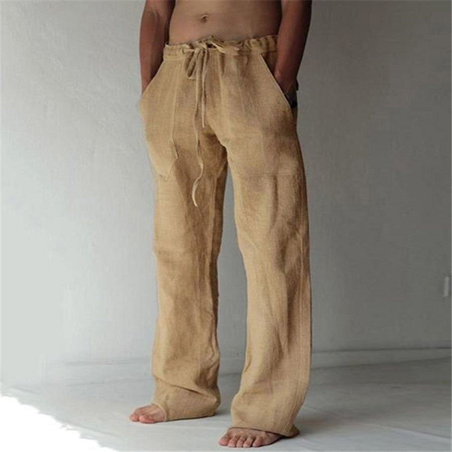 Anton - Pantalon Casual d'Été Uni