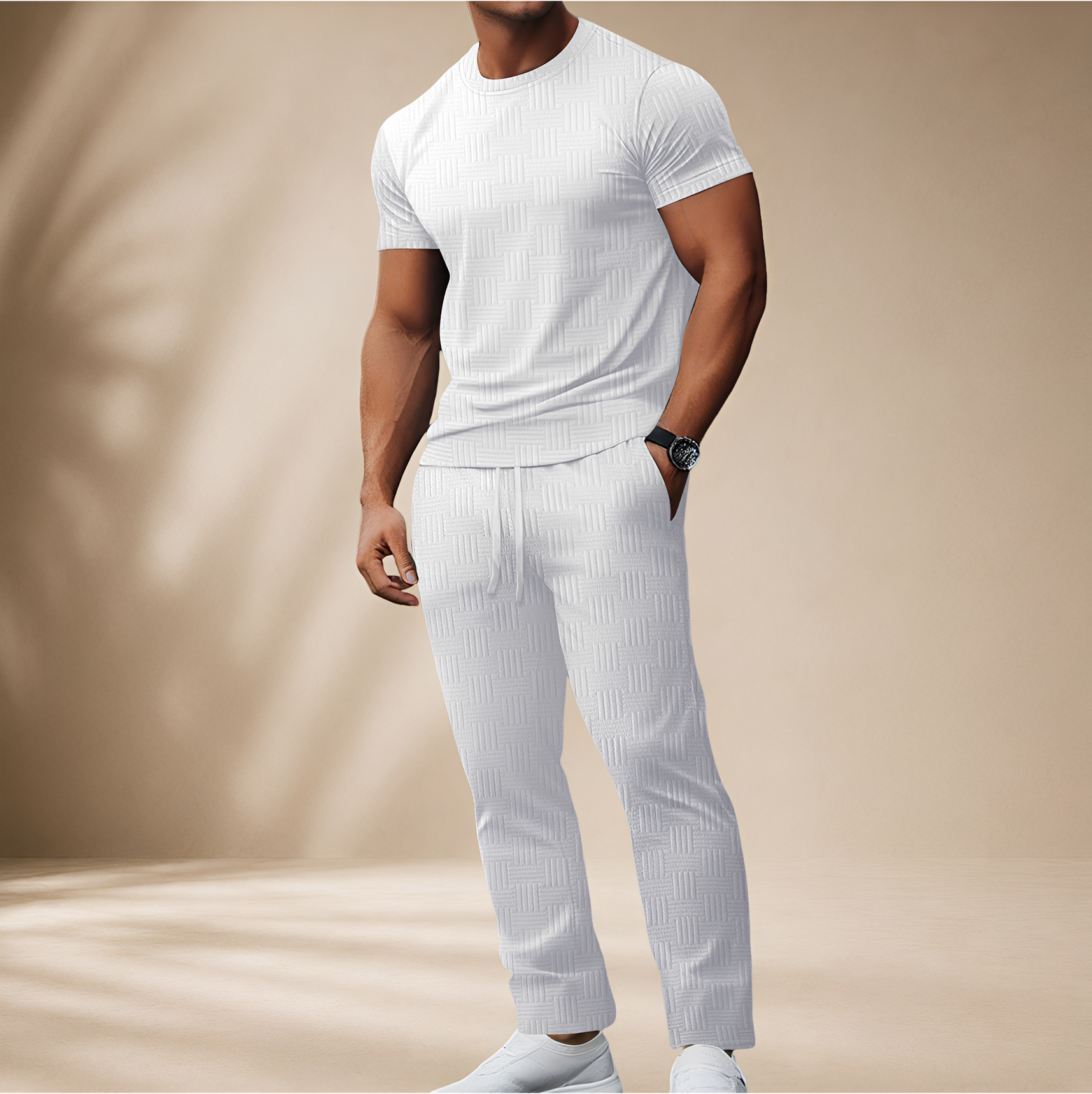 Thomas - Ensemble T-shirt et Pantalon Chic