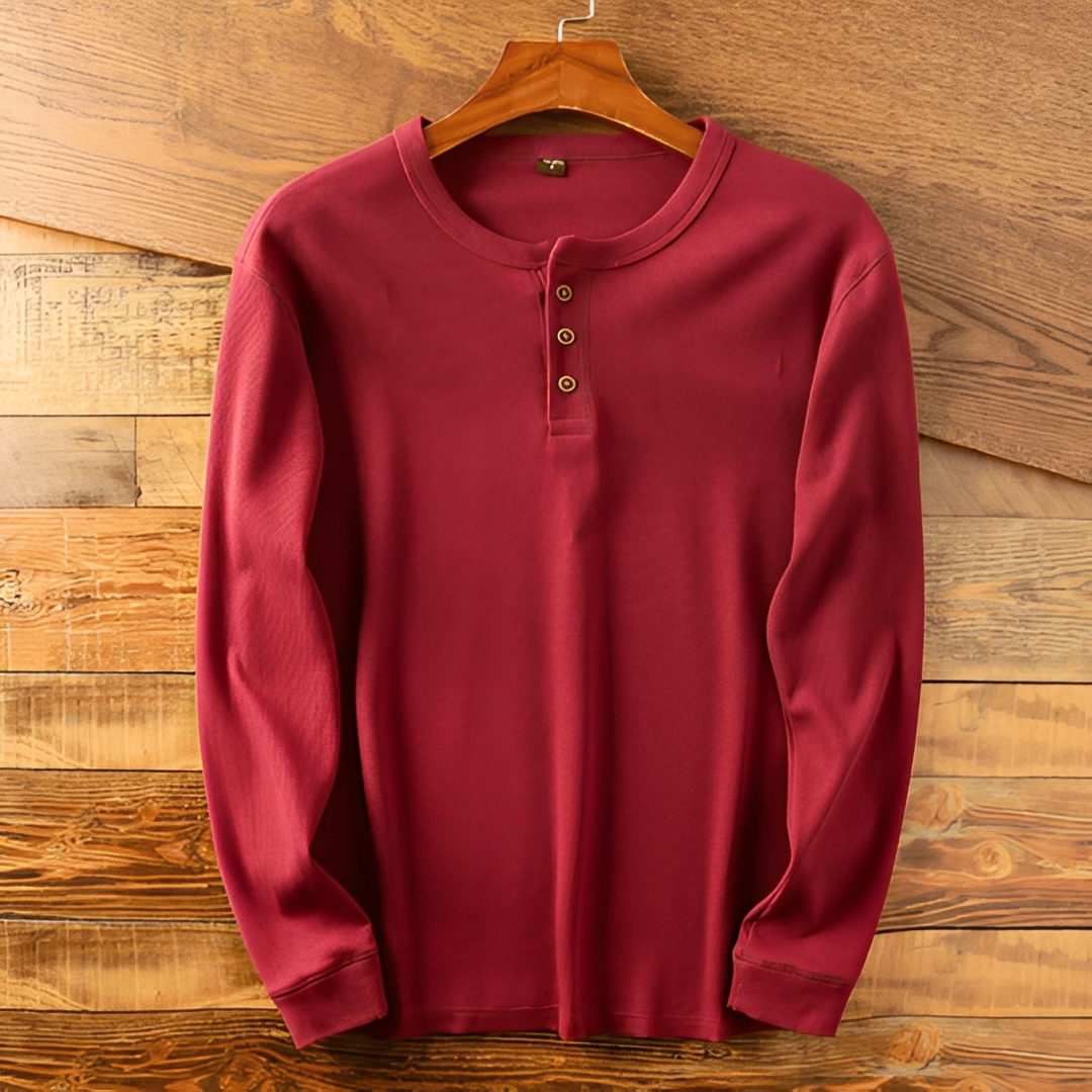 Benjie - Chemise confortable à manches longues pour homme
