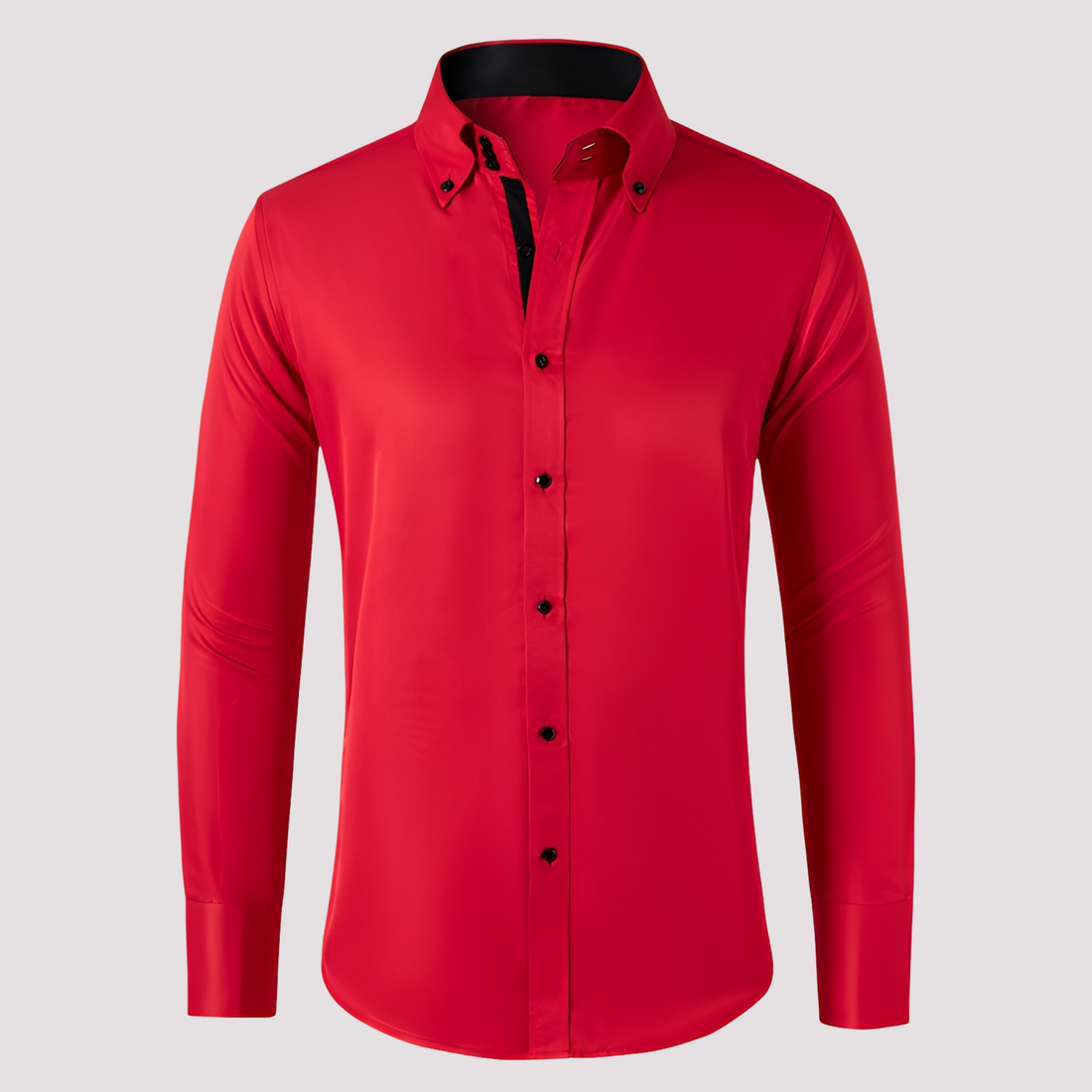 Marco - Chemise homme manches longues, style décontracté