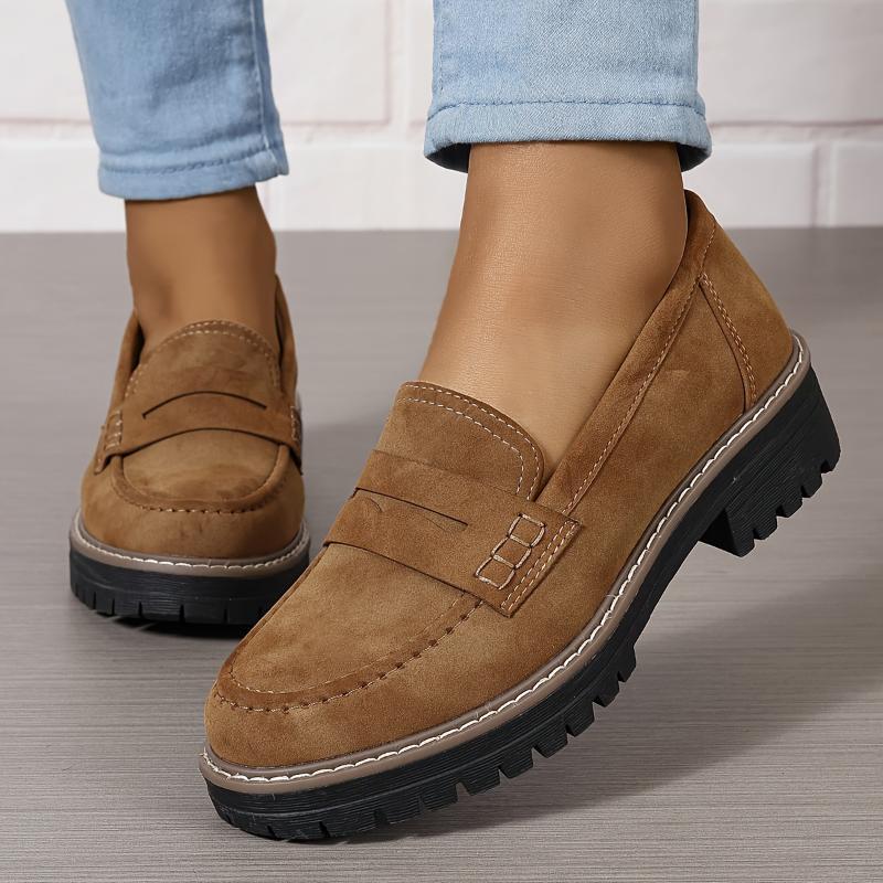 Bethan – Mocassins femme – chic avec semelle épaisse