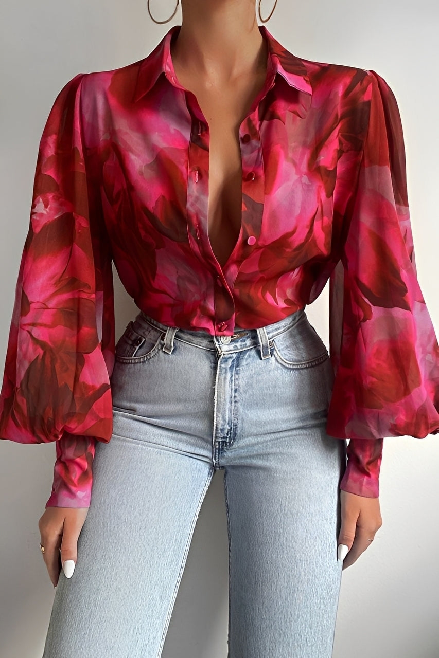 Carla - Blouse élégante pour femme avec manches larges