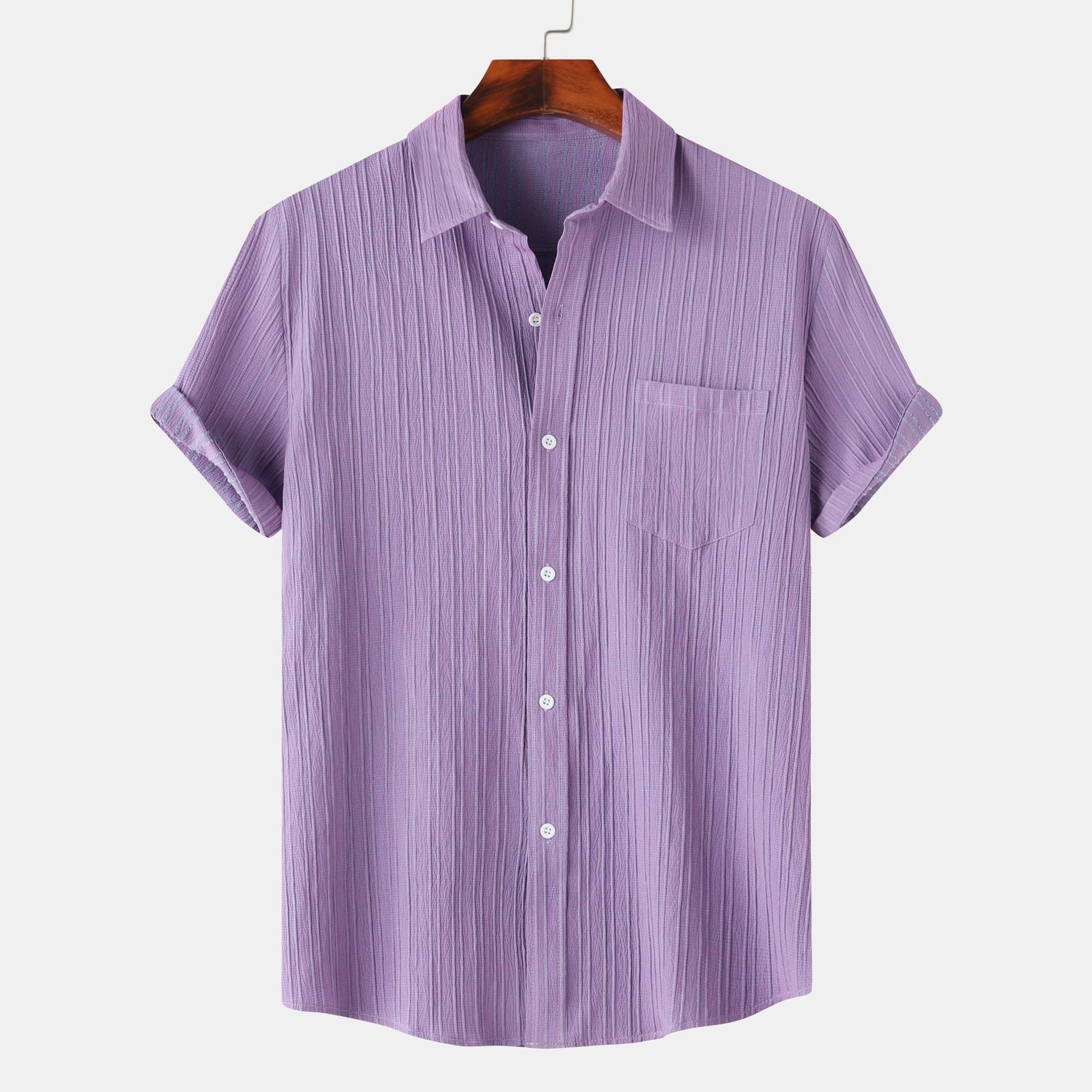 Jakub - Chemise Décontractée à Manches Courtes