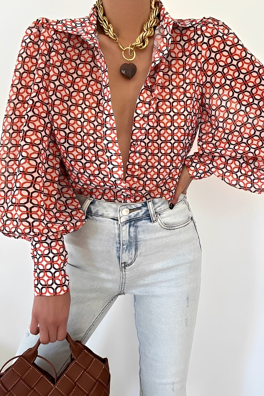 Carla - Blouse élégante pour femme avec manches larges