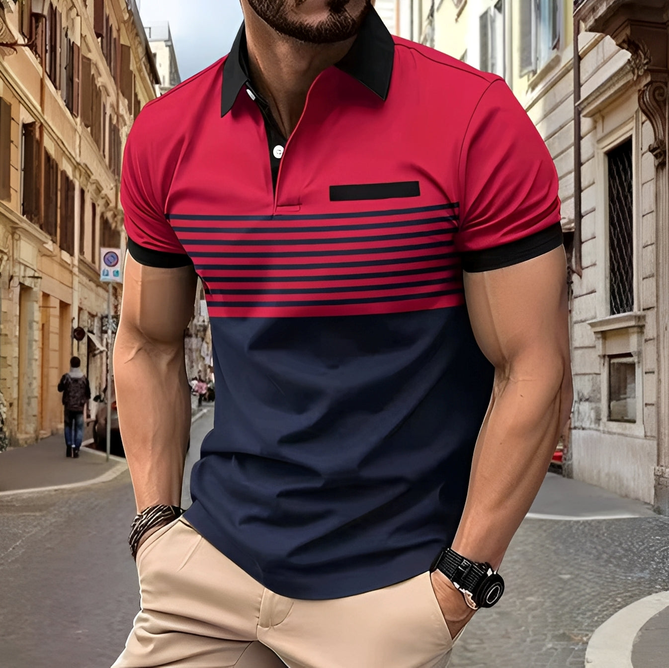Thomas - Polo chic ajusté pour hommes