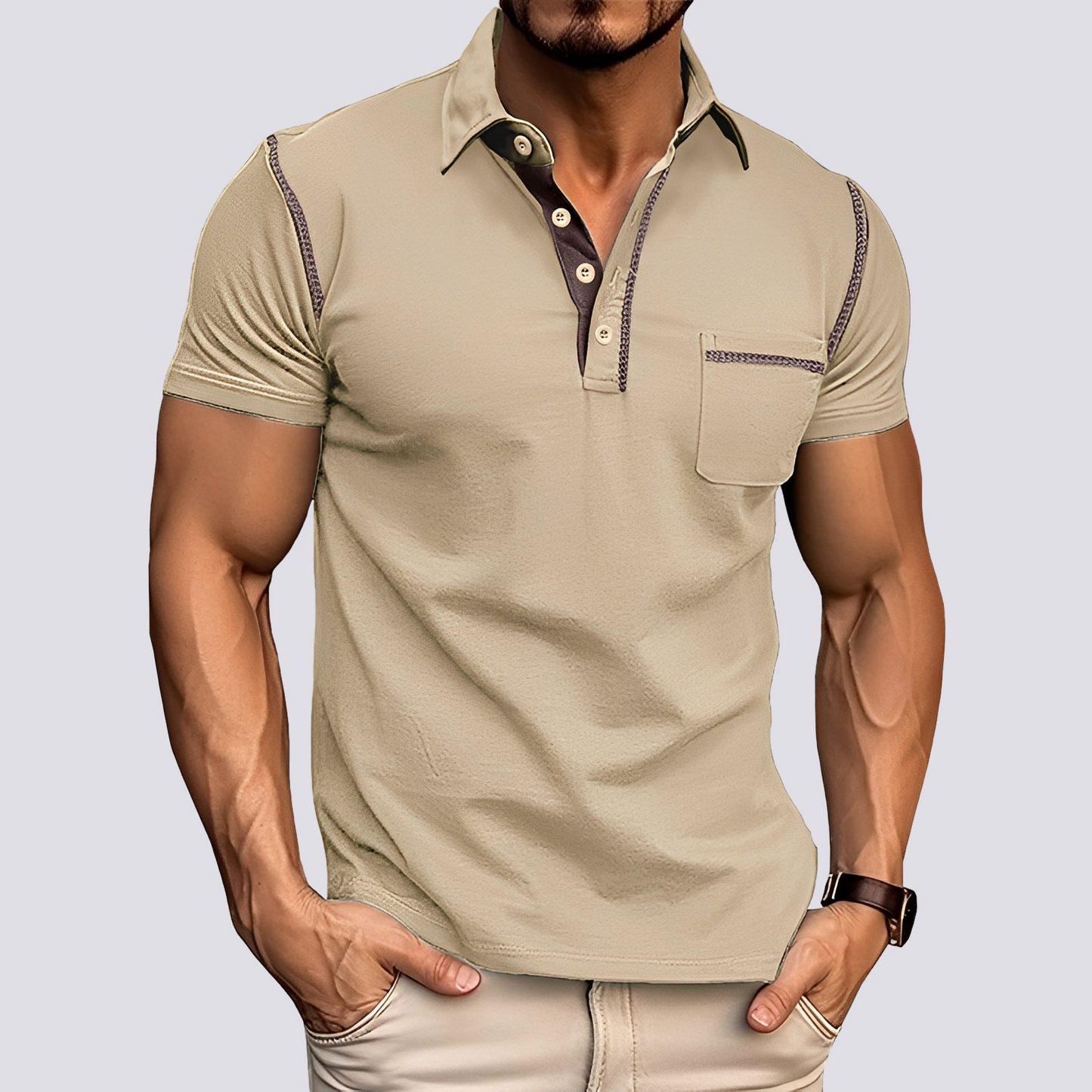 Stefan - Polo élégant et léger pour hommes