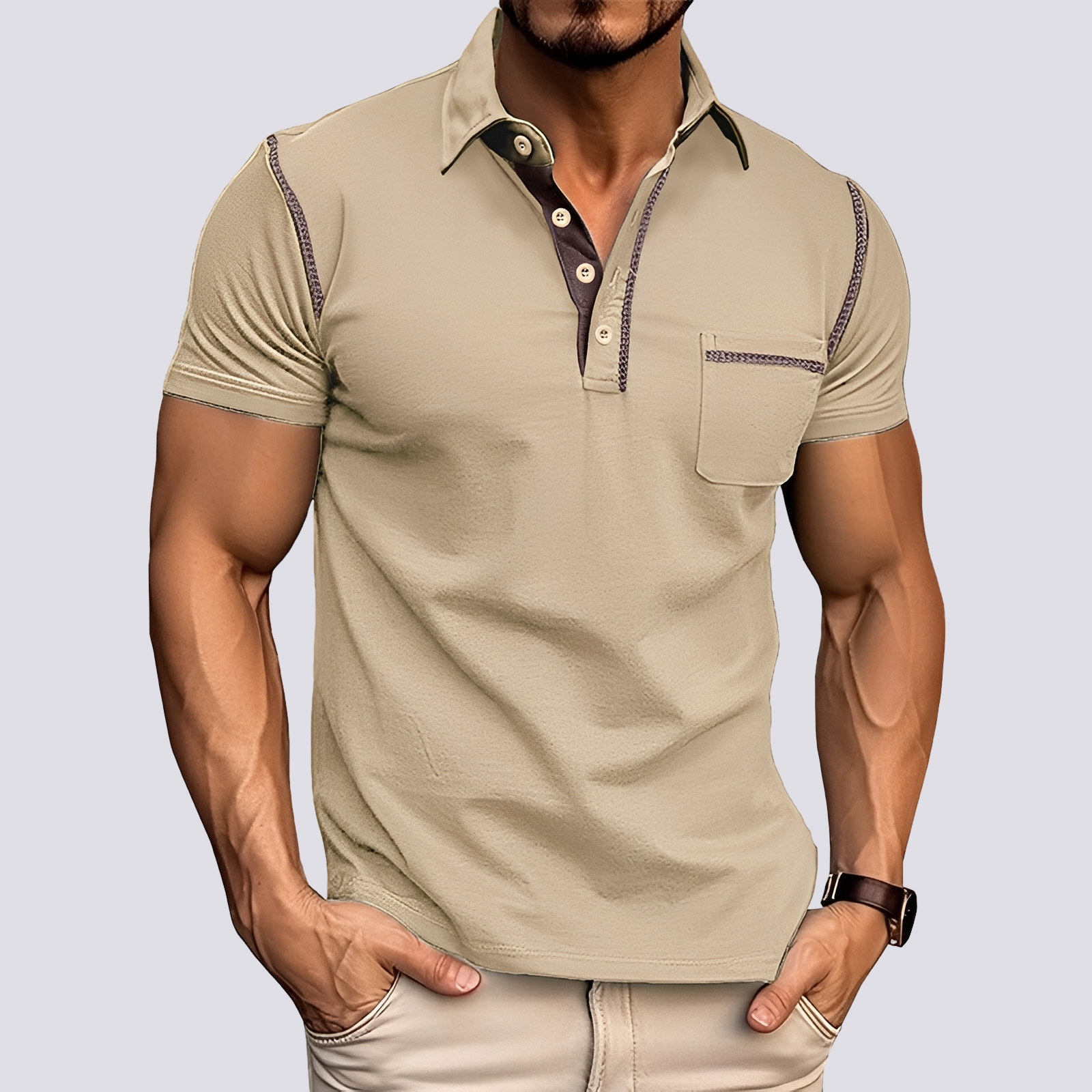 Stefan - Polo élégant et léger pour hommes