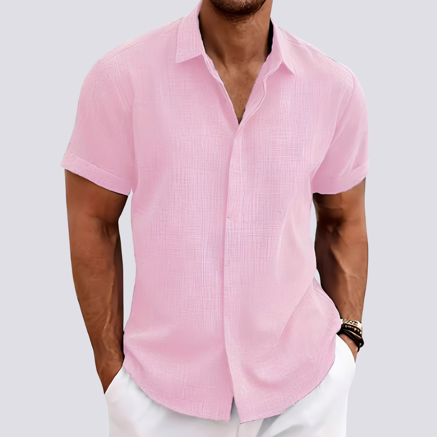 Jamie – Chemise pour homme – confortable et décontractée