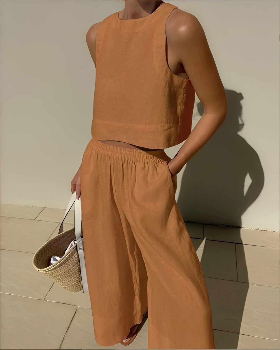 Sasha - Ensemble confortable et décontracté en deux pièces pour femmes