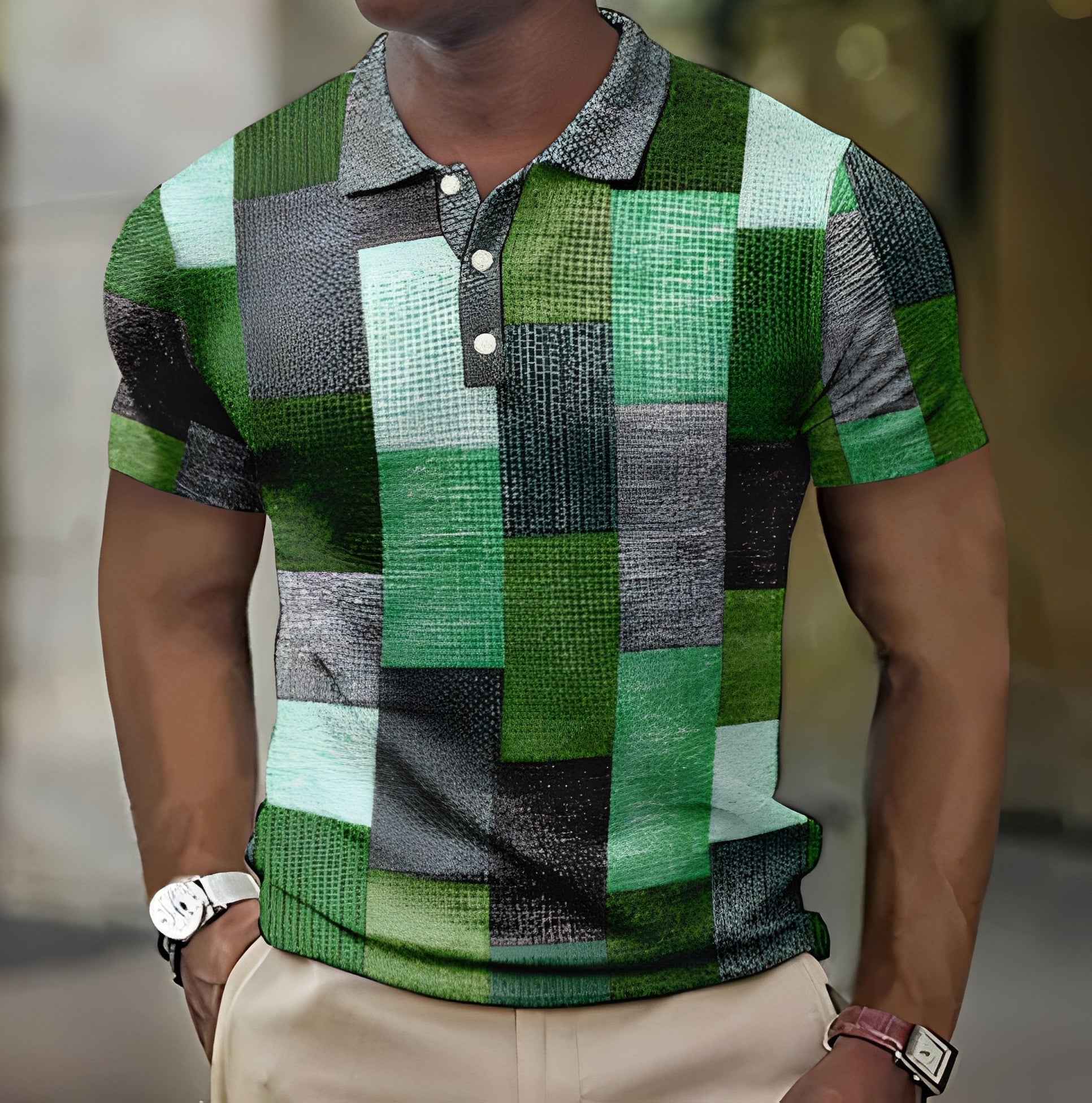 Jimmy - Chemise chic à motifs de carreaux