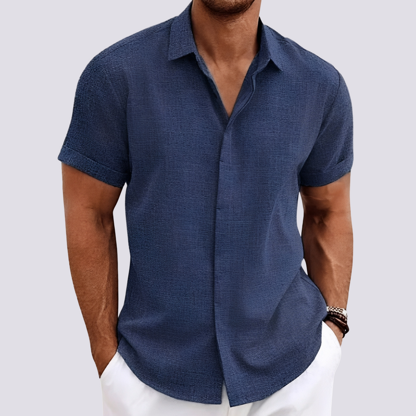 Jamie – Chemise pour homme – confortable et décontractée