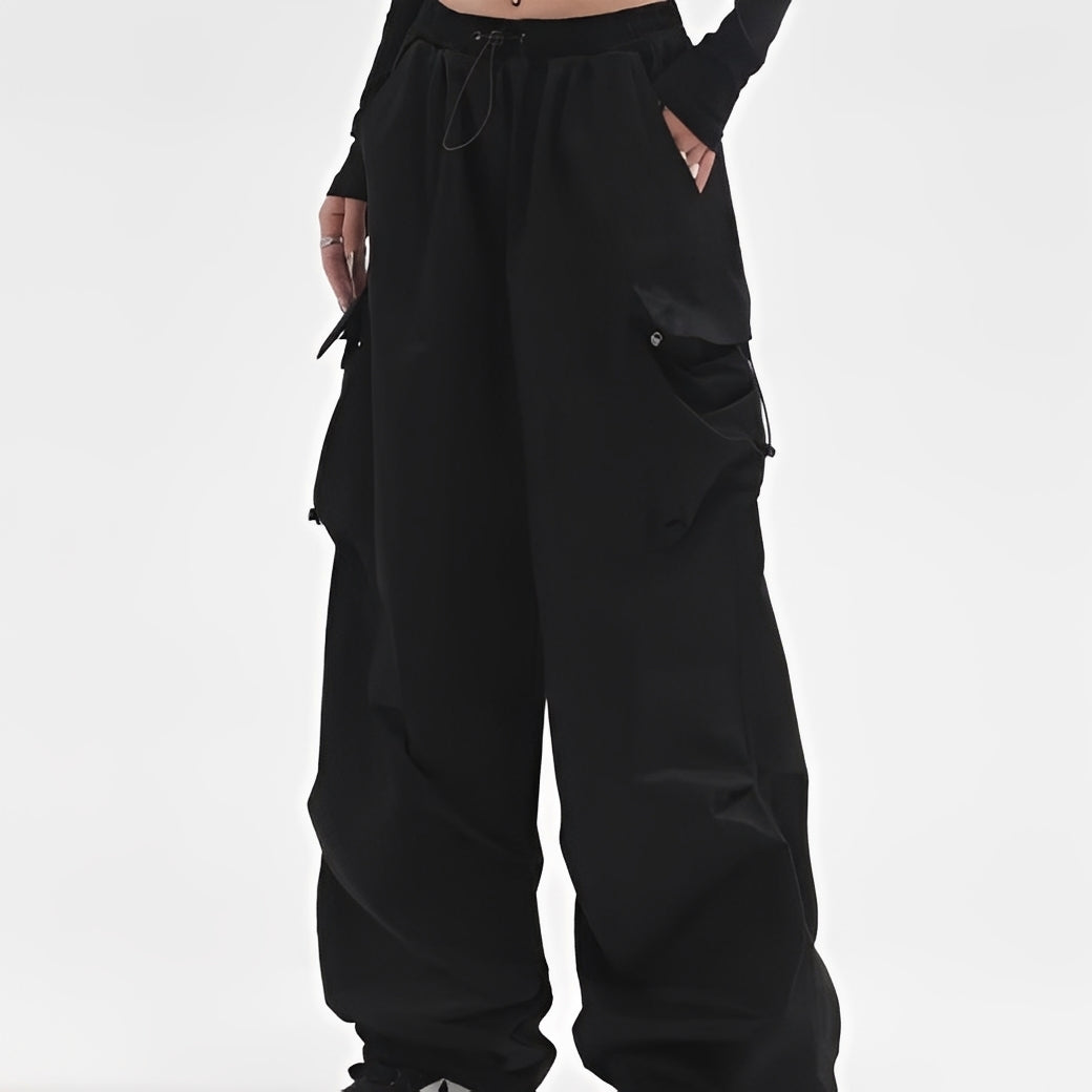 Leonie - Pantalon cargo à jambes larges