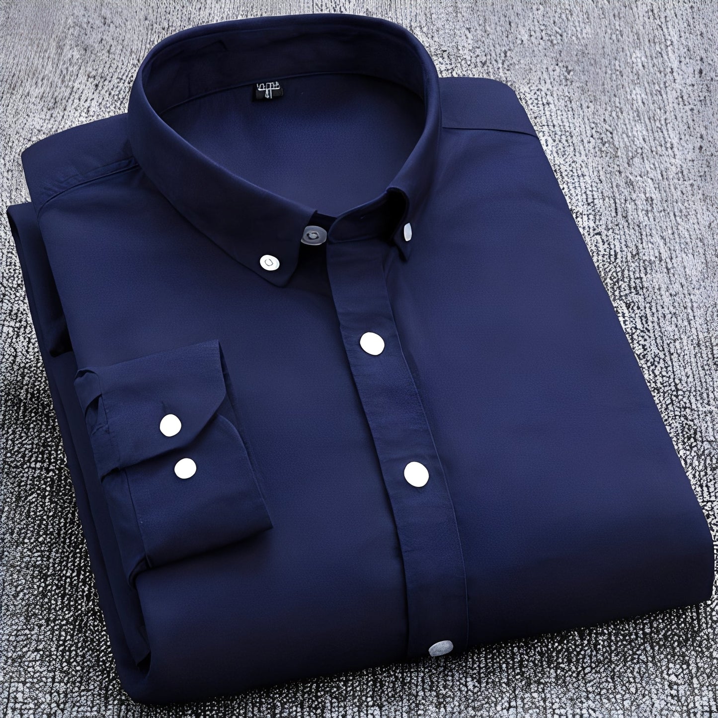 Jezriel - Chemise tendance à carreaux avec manches longues pour homme