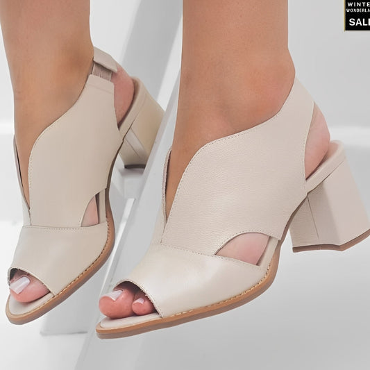 Anita - Sandales stylées à bout ouvert