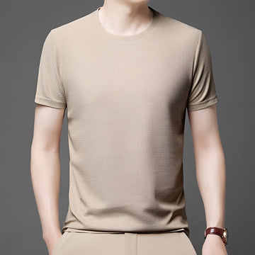 Jed - T-Shirt Texturé Décontracté