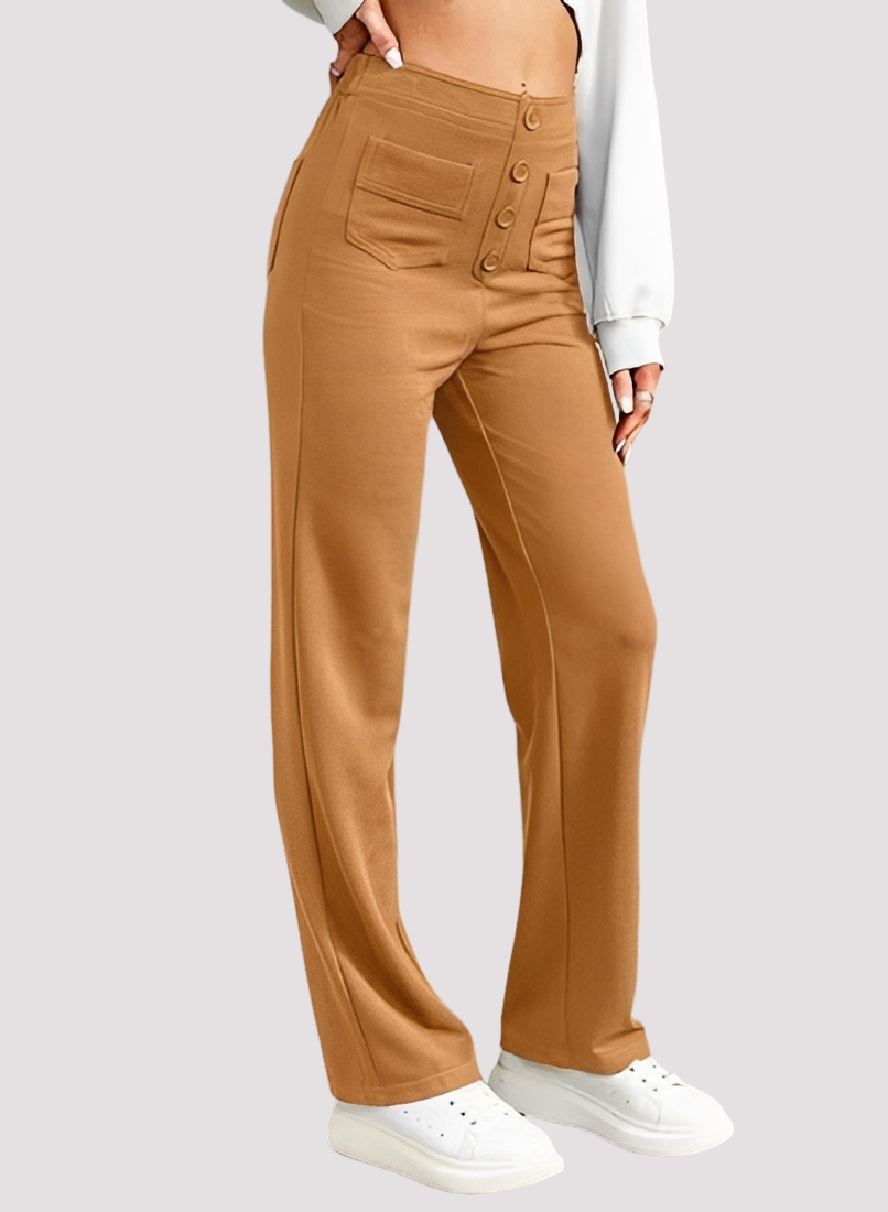 Tianna - Pantalon chic à taille haute