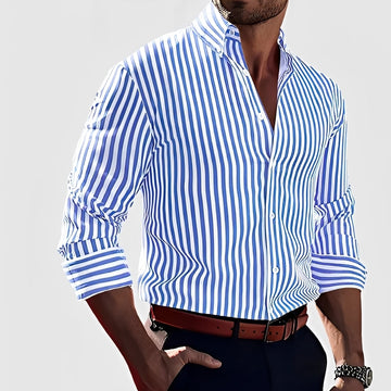 Robbins - Chemise à rayures casual avec manches longues