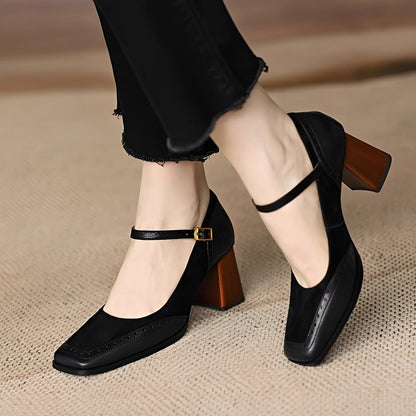 Isha - Chaussures élégantes à talons larges
