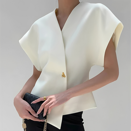Ariella - Blouse tendance à col en V