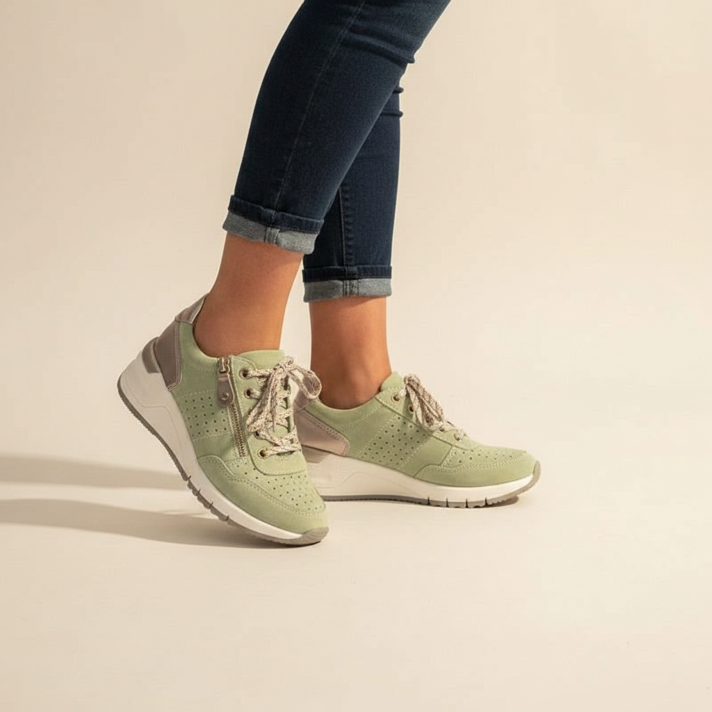 Nolwene - Sneakers Décontractées à Lacets