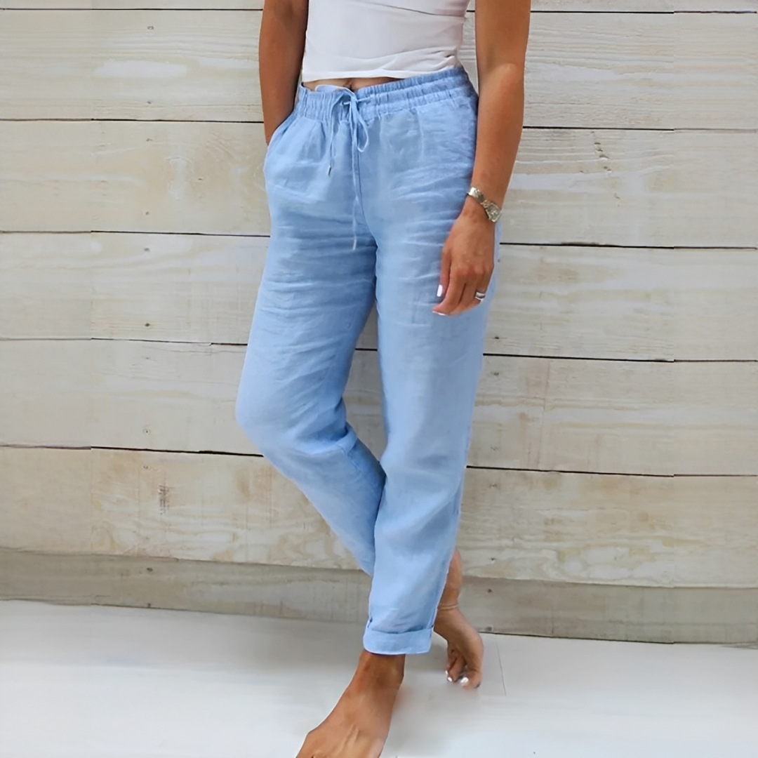 Susan - Pantalon Évasé et Confortable