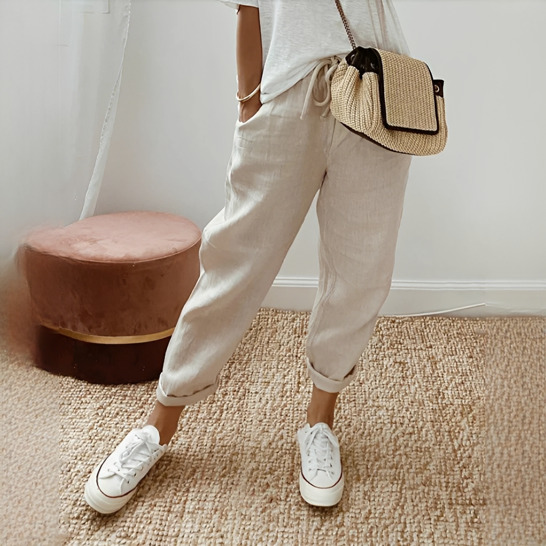 Whitney - Pantalon détente à taille élastique