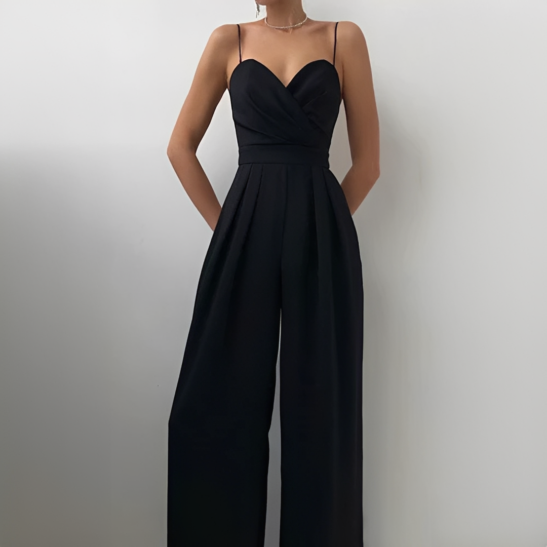 Glysha - Combinaison élégante pour femme à jambes larges