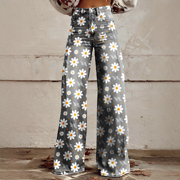 Shannon - Pantalon Large Raffiné