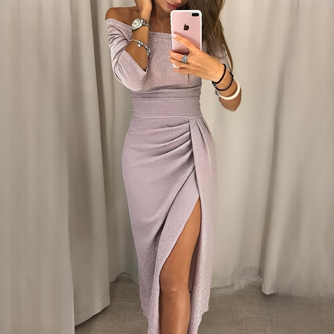 Cristy - Robe chic à épaules dénudées pour femme
