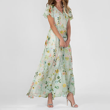 Lily - Robe maxi florale élégante